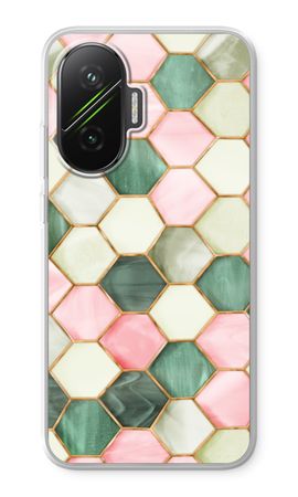 Hexagons in stained glass