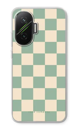 Checkered Mint, Xiaomi Poco F7 weiche Hülle