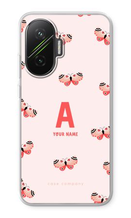 Rosy Butterflies Monogram