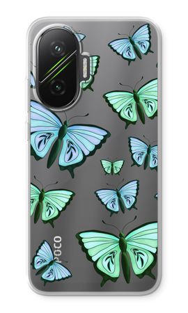 Blue & Green Butterflies