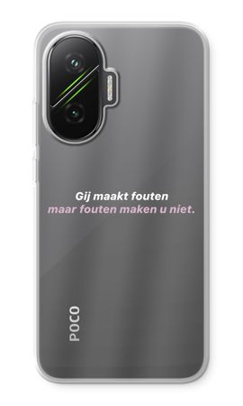 Fouten maken u niet