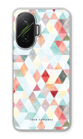 Coloured triangles pastel