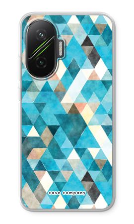 Coloured triangles blue