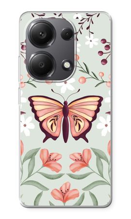 Butterfly in a floral world