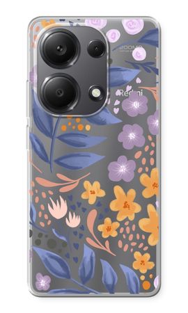 Flowers with blue leaves