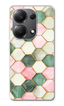 Hexagons in stained glass