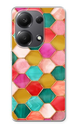 Hexagons in stained glass