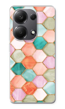 Hexagons in stained glass