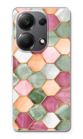 Hexagons in stained glass