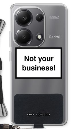 Not your business