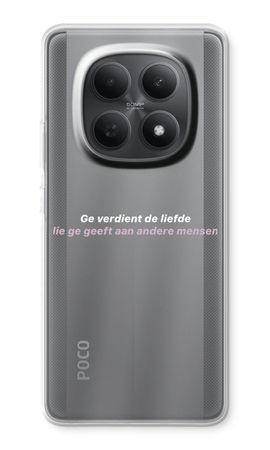Ge verdient de liefde