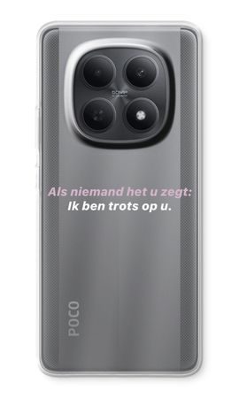Ik ben trots op u
