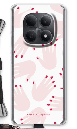Hands pink