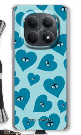 Blue heart eyes