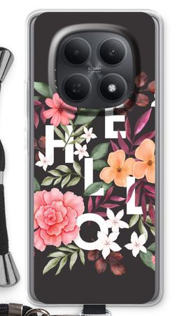 Hello in flowers
