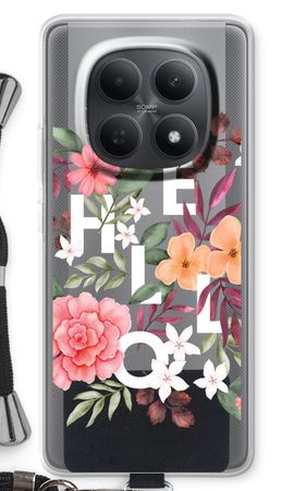 Hello in flowers