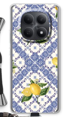 Blue tiles and lemons