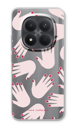 Hands pink