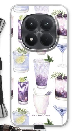 Violet cocktails