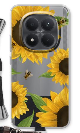 Sunflower and bees