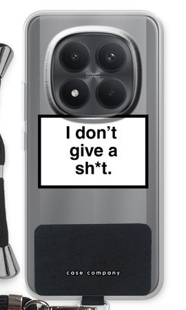 Don't give a shit