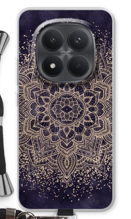 Goldenes Boho-Mandala