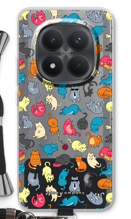 Colourful cats