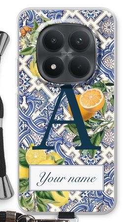 Monogram Blå kakelplattor