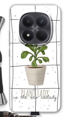 Houseplant on windowpane