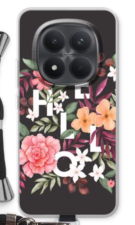 Hello in flowers