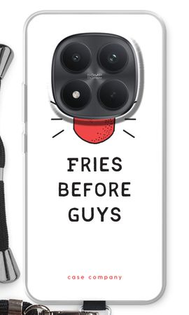 Fries before guys