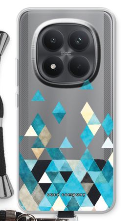 Coloured triangles blue