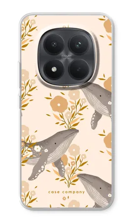 Floral Whales, Xiaomi Poco M8 Pro weiche Hülle
