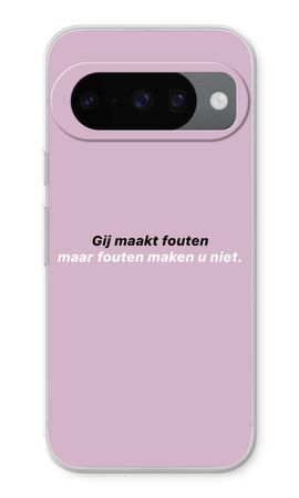 Fouten maken u niet
