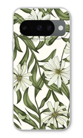 White flower pattern