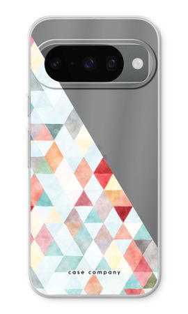 Coloured triangles pastel