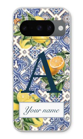 Monogram Blue tiles