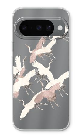 Oiseaux grues du Japon