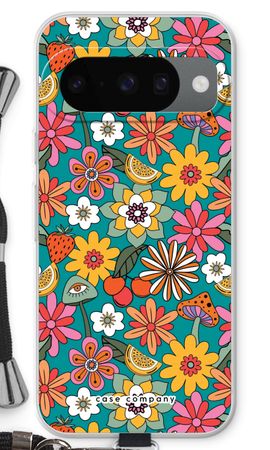 Retro Flowers N°2 - Blue