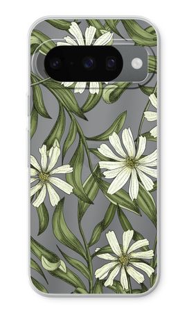 White flower pattern