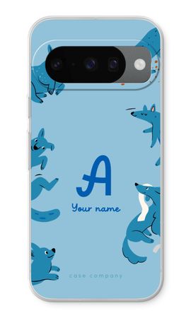 Playful Dogs Monogram