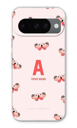 Rosy Butterflies Monogram