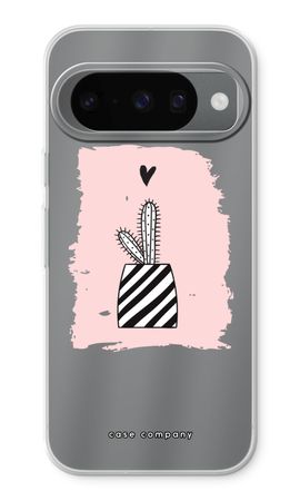 Black and white cactus