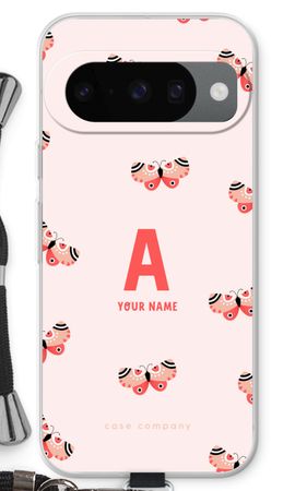 Rosy Butterflies Monogram