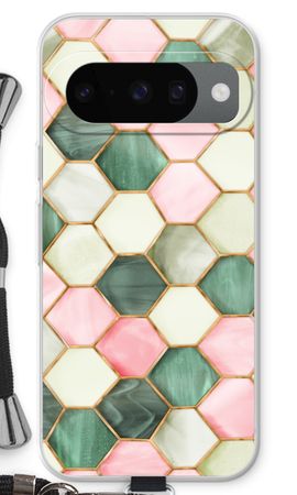 Hexagons in stained glass