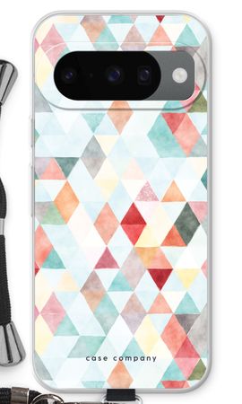 Coloured triangles pastel