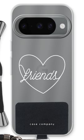 Friends heart pastel