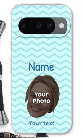 Personalisiertes Gesicht - Streifendesign