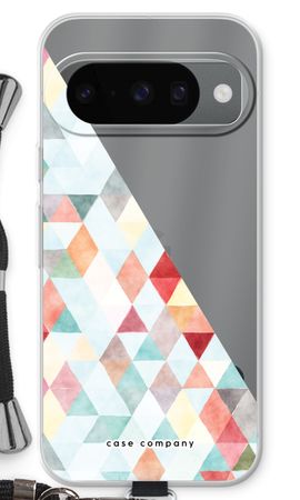 Coloured triangles pastel