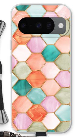 Hexagons in stained glass